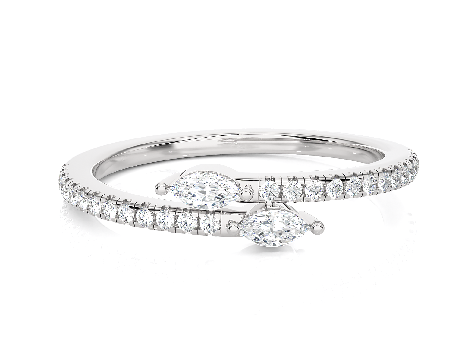1/3 ctw Marquise Lab Grown Diamond Ring