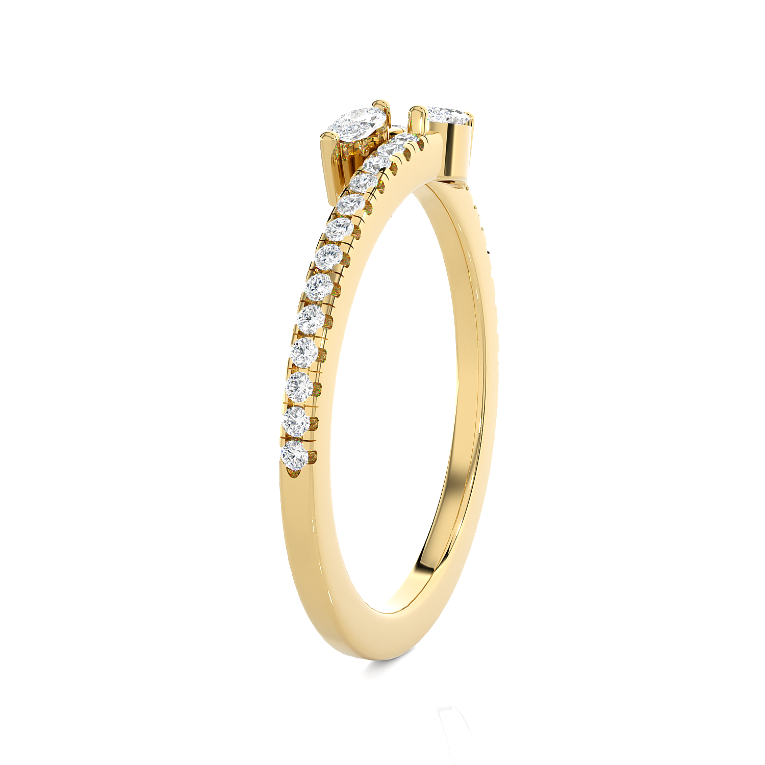 1/3 ctw Marquise Lab Grown Diamond Ring