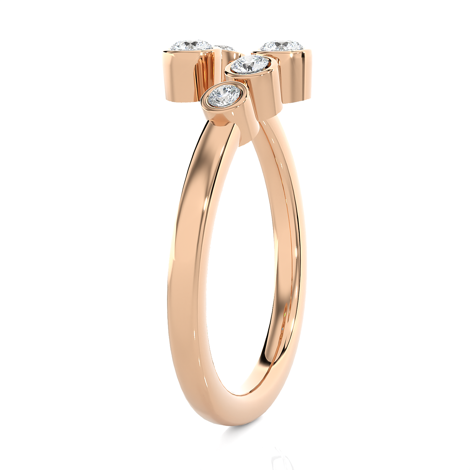 1/4 ctw Round Lab Grown Diamond Ring