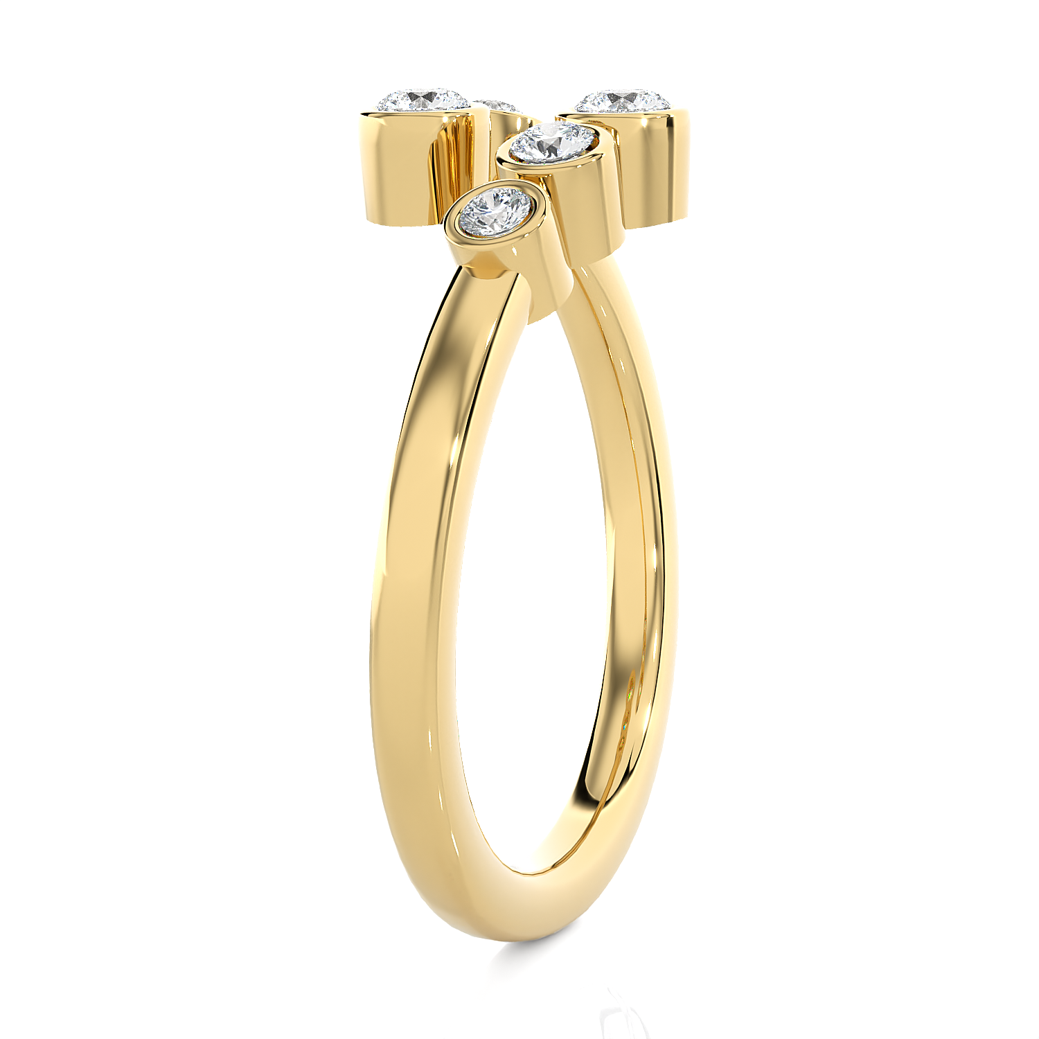 1/4 ctw Round Lab Grown Diamond Ring