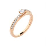 1/4 ctw Round Lab Grown Diamond Ring