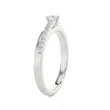 1/4 ctw Round Lab Grown Diamond Ring