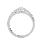 1/4 ctw Round Lab Grown Diamond Ring