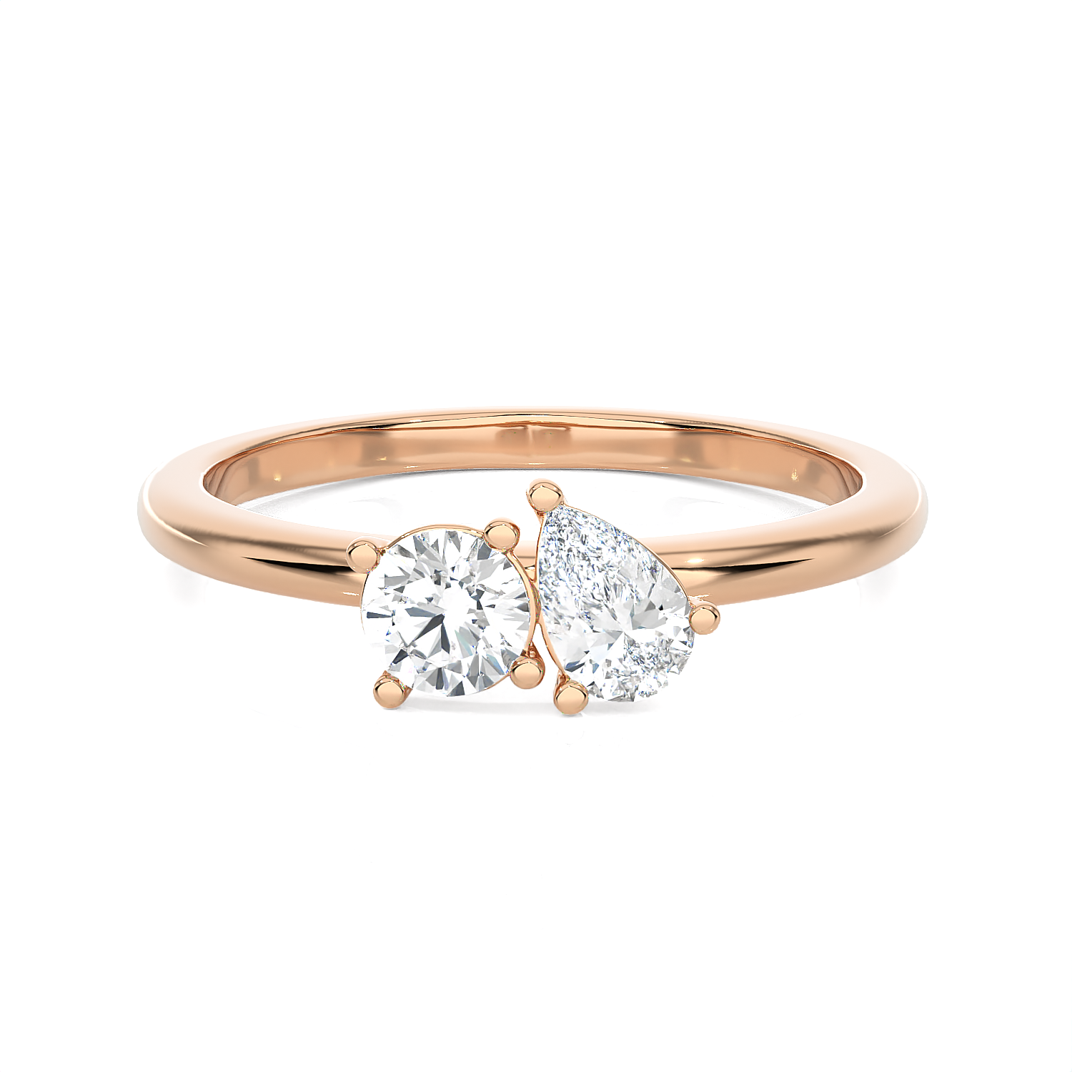 1/2 ctw Round Lab Grown Diamond Ring