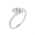 1/2 ctw Round Lab Grown Diamond Ring
