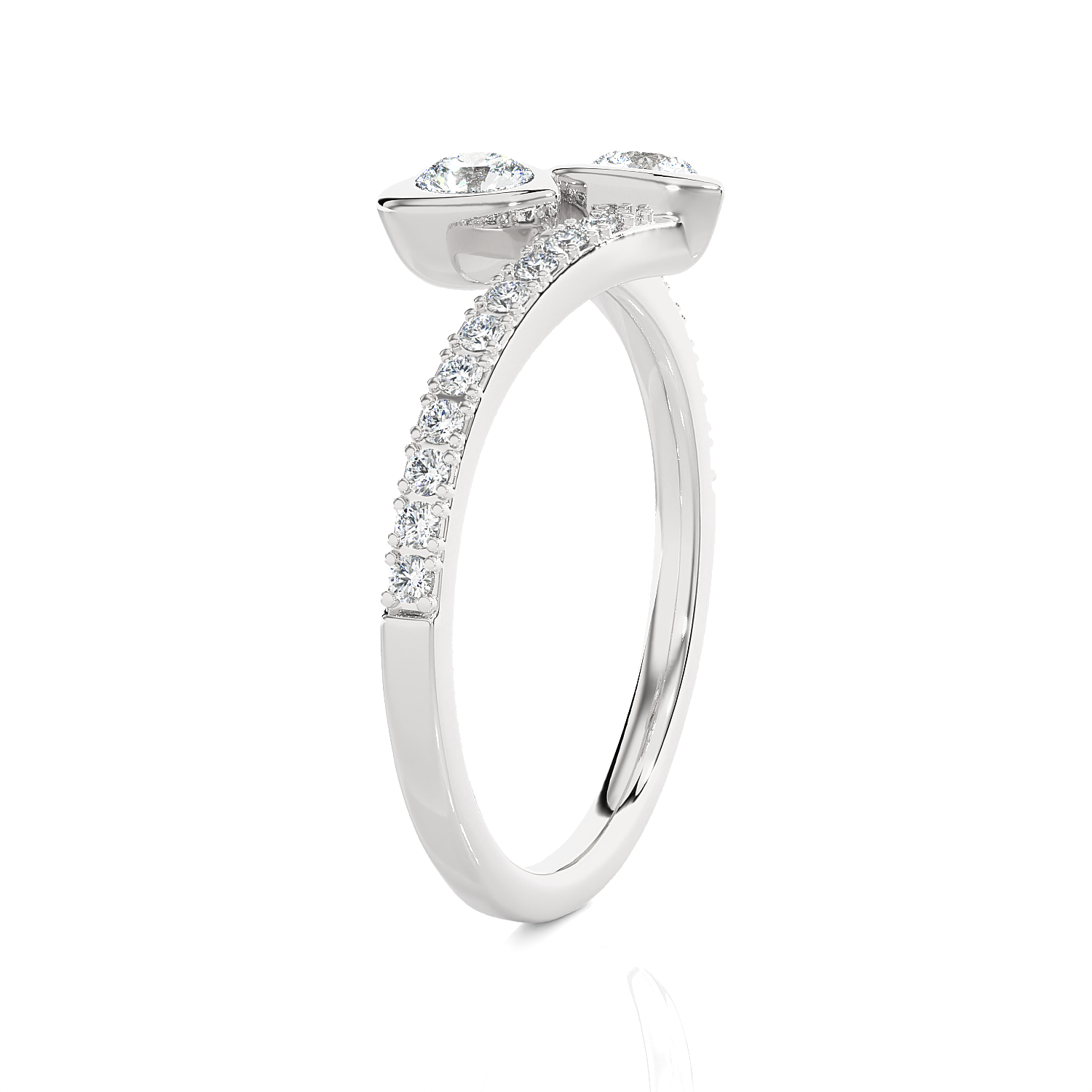 1/2 ctw Round Lab Grown Diamond Ring
