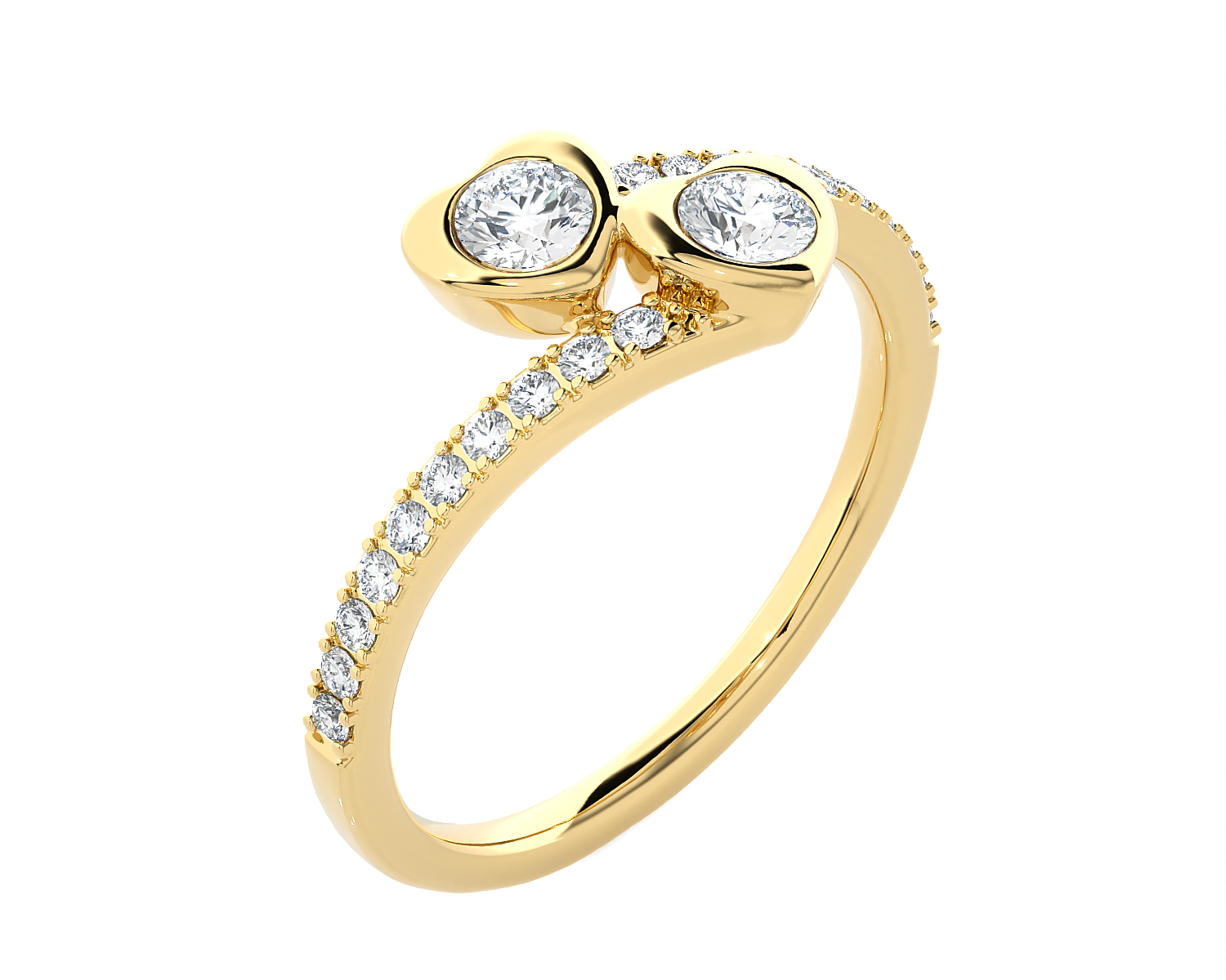 1/2 ctw Round Lab Grown Diamond Ring