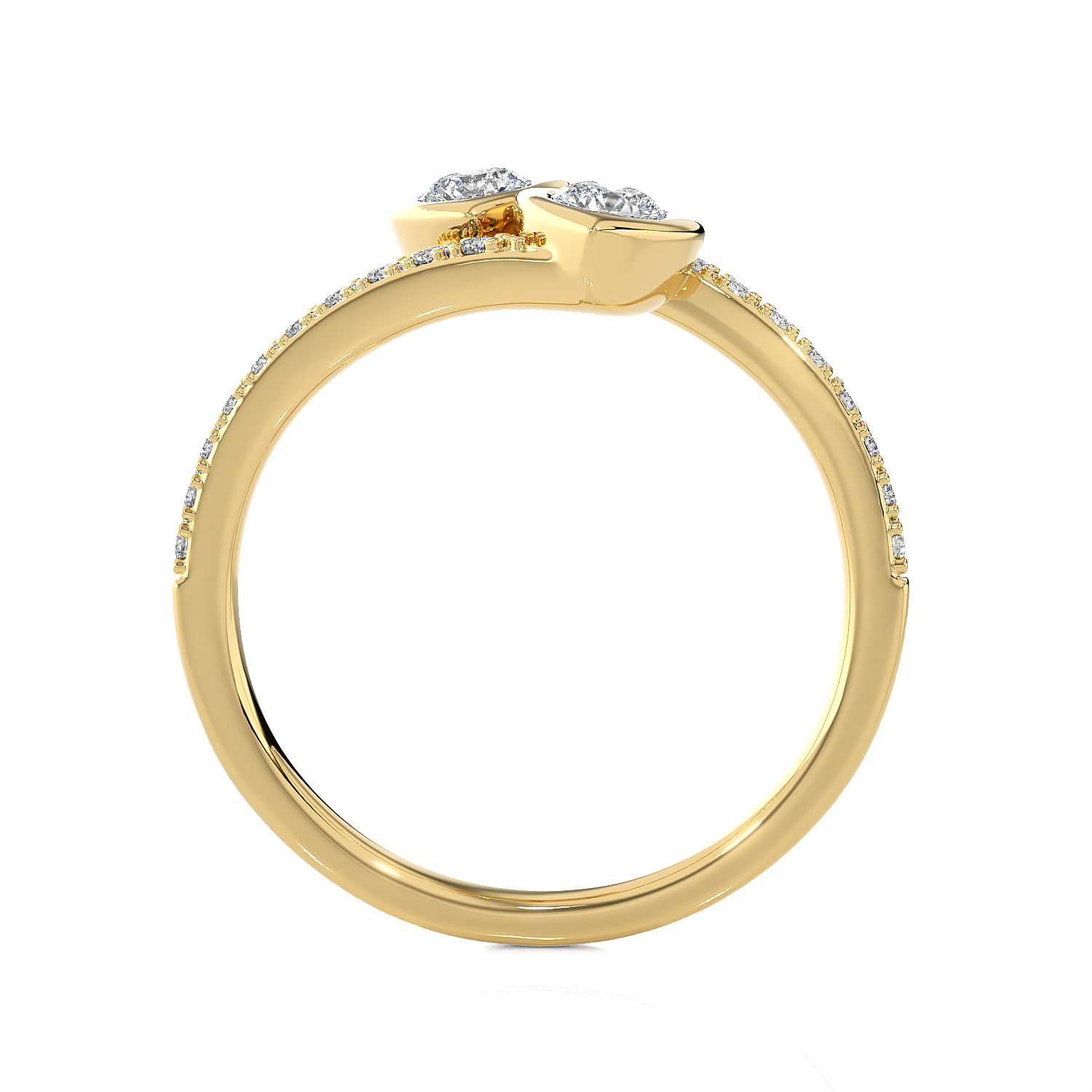 1/2 ctw Round Lab Grown Diamond Ring