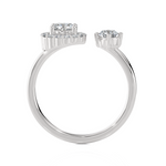 7/8 ctw Round Lab Grown Diamond Ring