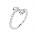 1/3 ctw Round Lab Grown Diamond Ring