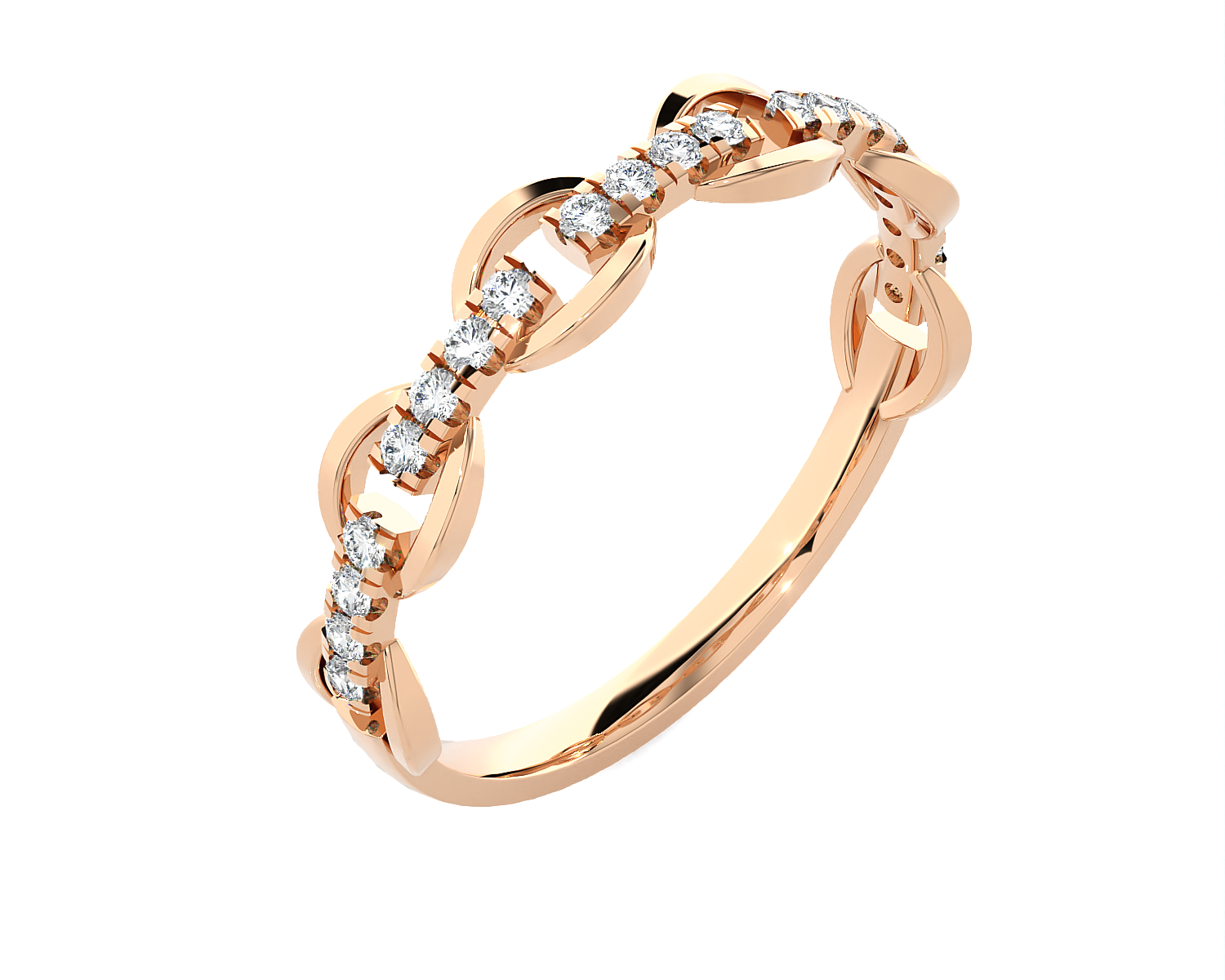 1/5 ctw Round Lab Grown Diamond Ring