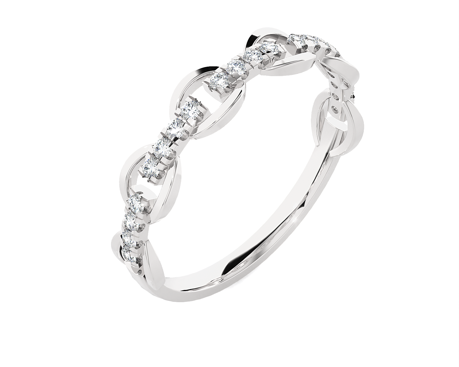 1/5 ctw Round Lab Grown Diamond Ring