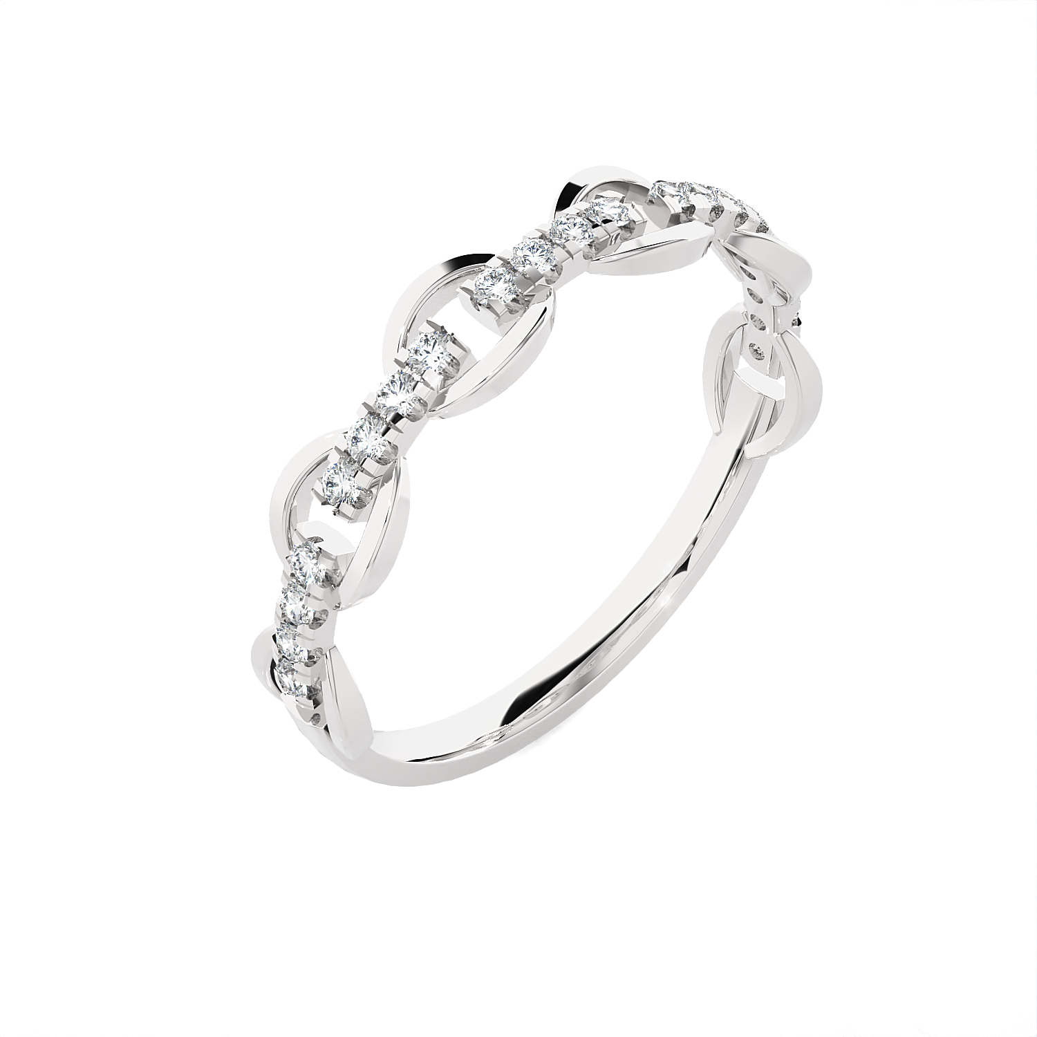 1/5 ctw Round Lab Grown Diamond Ring