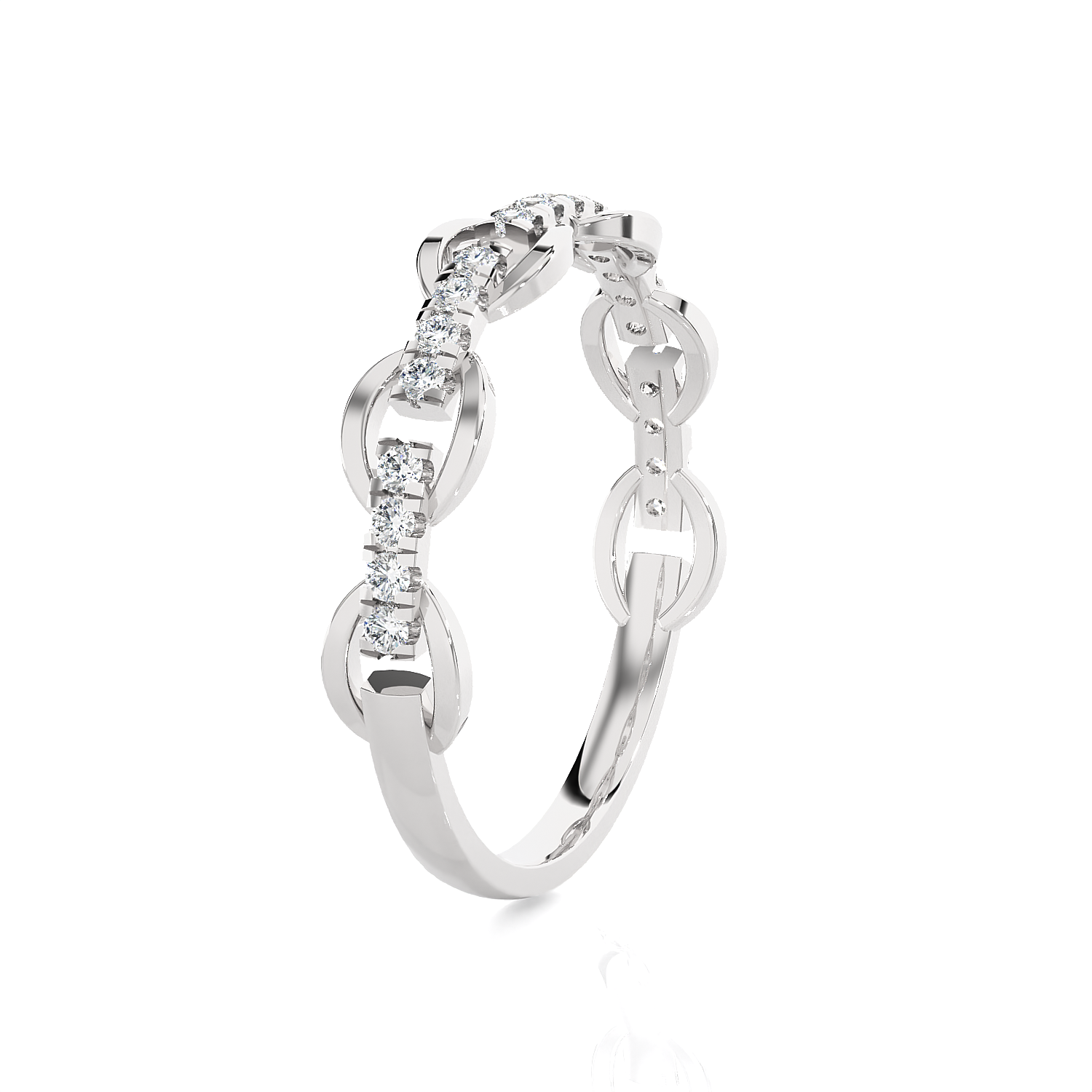 1/5 ctw Round Lab Grown Diamond Ring