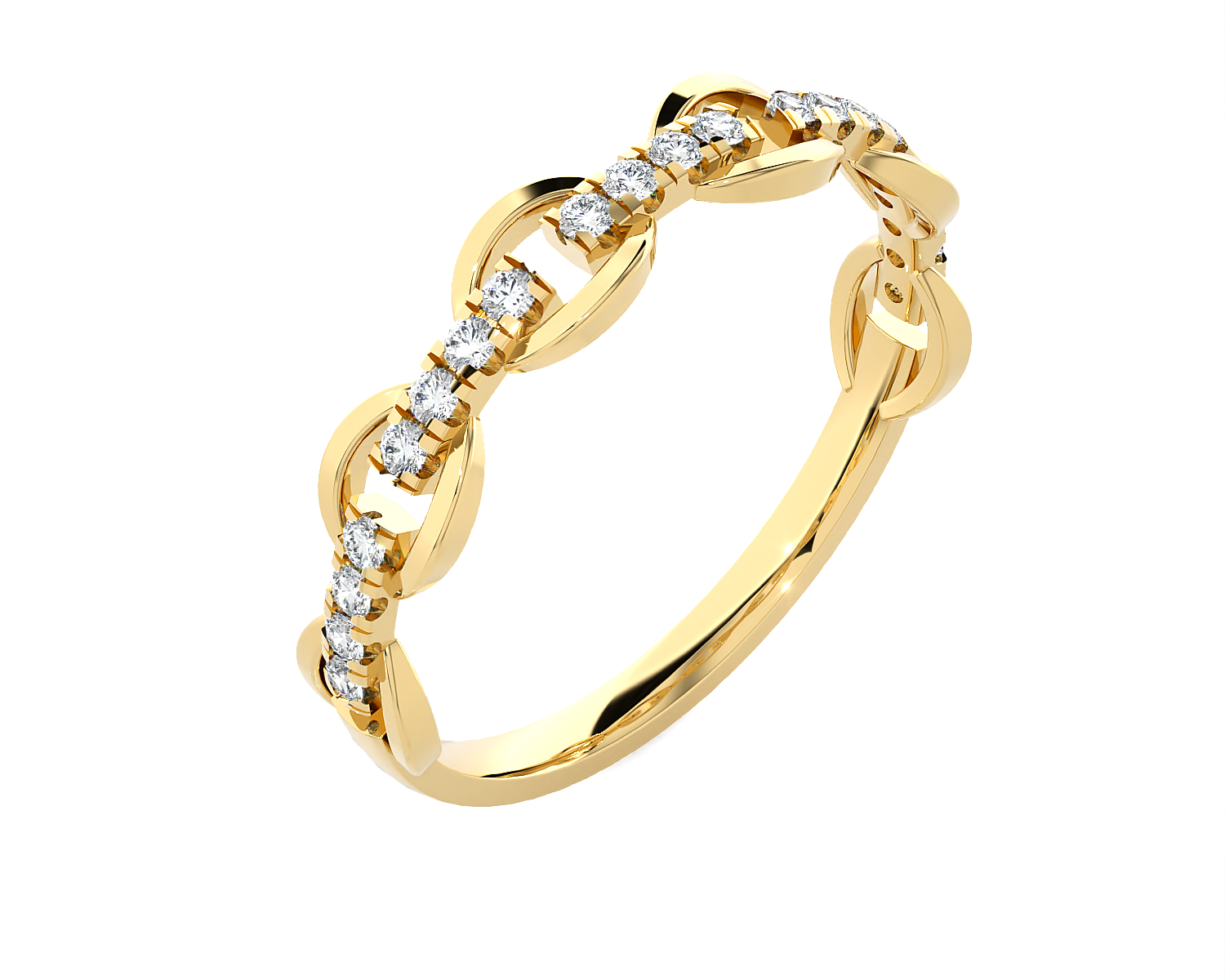 1/5 ctw Round Lab Grown Diamond Ring