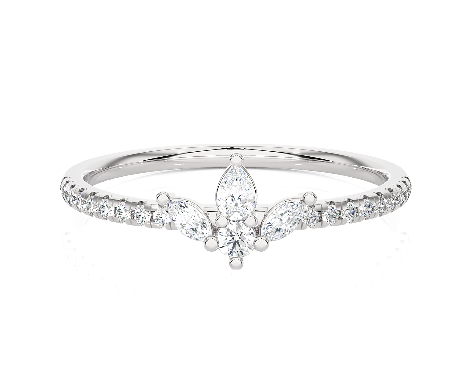 1/3 ctw Round Lab Grown Diamond Ring
