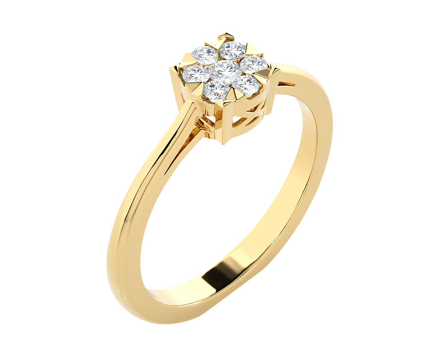 1/5 ctw Round Lab Grown Diamond Ring