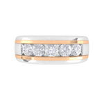 1 ctw Round Lab Grown Diamond Men's Ring