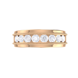 1 1/2 ctw Round Lab Grown Diamond Men's Ring