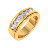 1 ctw Round Lab Grown Diamond Men's Ring