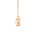 Emerald-Cut Lab Grown Diamond Solitaire Pendant