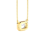 Emerald-Cut Lab Grown Diamond Solitaire Pendant