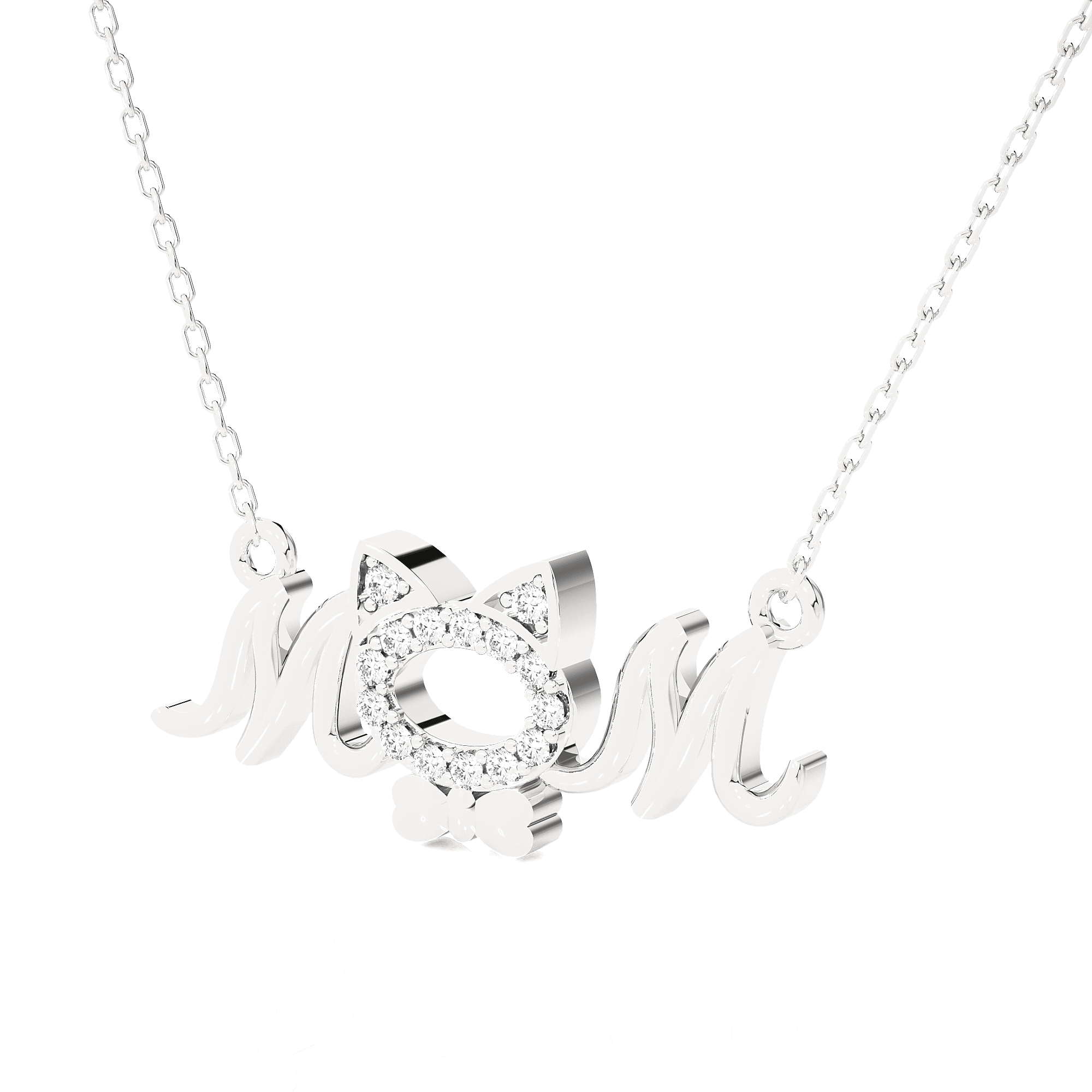 1/10  ctw Round Lab Grown Diamond Fashion Necklace