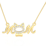1/10  ctw Round Lab Grown Diamond Fashion Necklace
