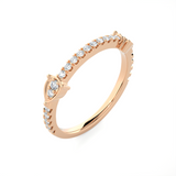 1/4 ctw Round Lab Grown Diamond Ring