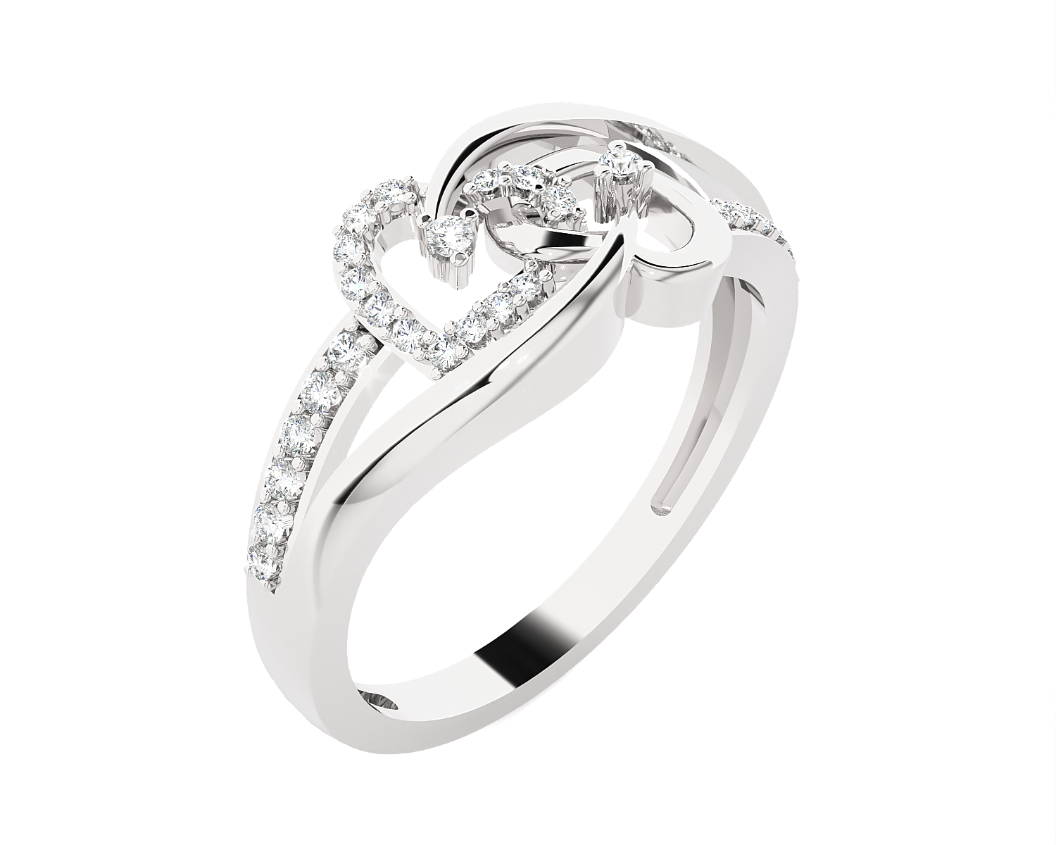 1/6 ctw Round Lab Grown Diamond Ring