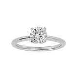1 1/3 ctw Round Lab Grown Diamond Solitaire Engagement Ring