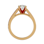 1 5/8 ctw Round Lab Grown Diamond Side Stone Engagement Ring