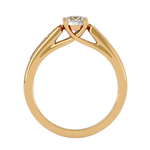 5/8 ctw Round Lab Grown Diamond Side Stone Engagement Ring