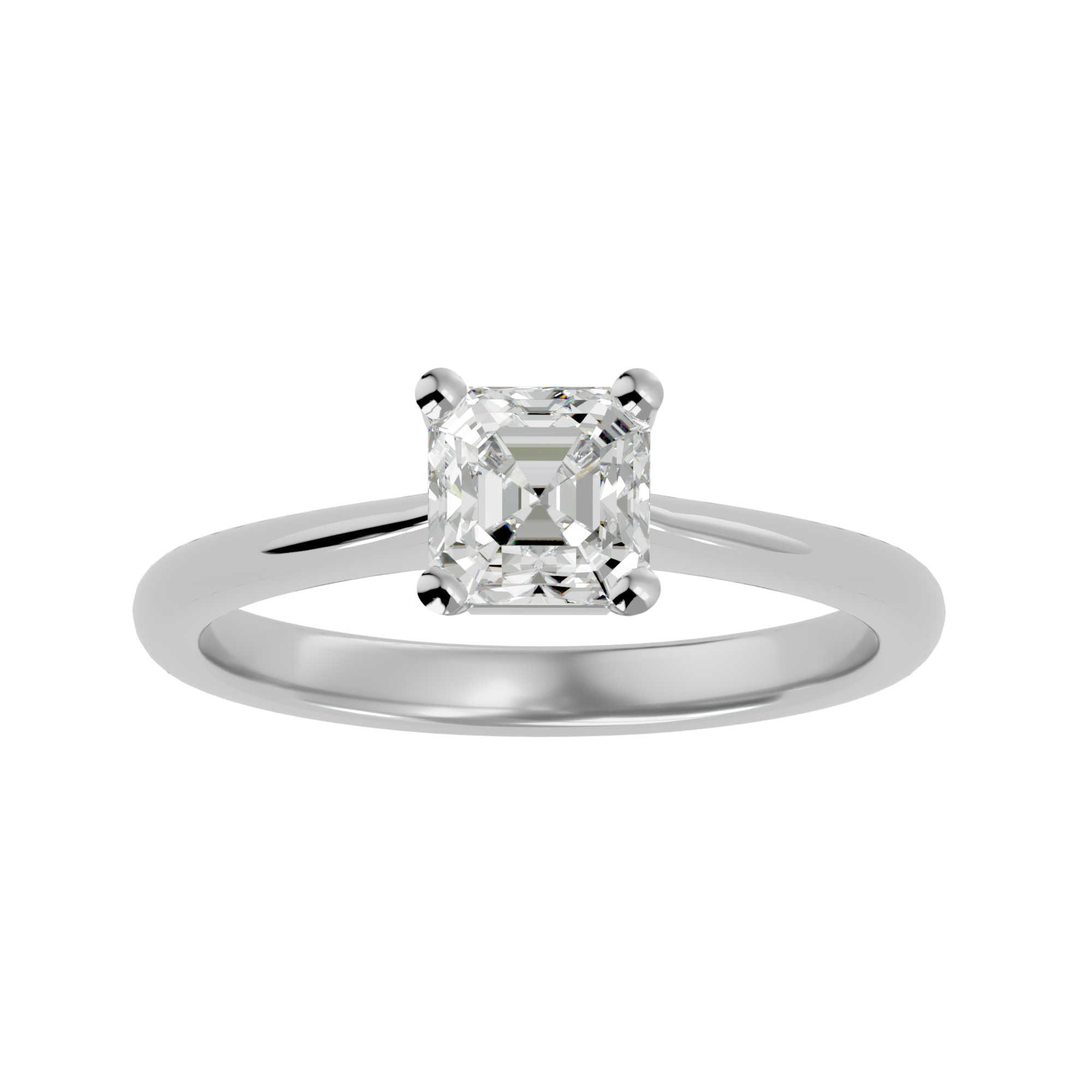 1 1/4 ctw Princess-Cut Lab Grown Diamond Solitaire Engagement Ring