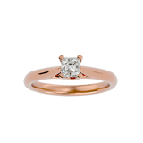 5/8 ctw Emerald-Cut Lab Grown Diamond Solitaire Engagement Ring