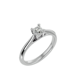 5/8 ctw Emerald-Cut Lab Grown Diamond Solitaire Engagement Ring
