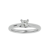 5/8 ctw Emerald-Cut Lab Grown Diamond Solitaire Engagement Ring