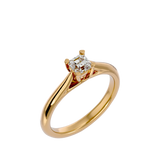 5/8 ctw Emerald-Cut Lab Grown Diamond Solitaire Engagement Ring