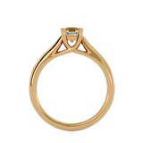 5/8 ctw Emerald-Cut Lab Grown Diamond Solitaire Engagement Ring