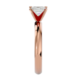 1/2 ctw Princess-Cut Lab Grown Diamond Solitaire Engagement Ring
