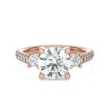 Round 3 Stone Lab Grown Diamond Ring