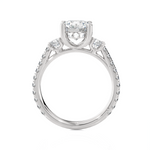 Round 3 Stone Lab Grown Diamond Ring