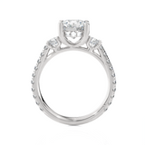 Round 3 Stone Lab Grown Diamond Ring