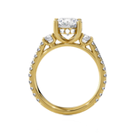 Round 3 Stone Lab Grown Diamond Ring