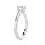 Round Lab Grown Diamond Solitaire Engagement Ring