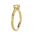 Round Lab Grown Diamond Solitaire Engagement Ring