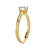 Round Lab Grown Diamond Solitaire Engagement Ring