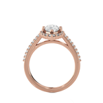 Marquise Lab Grown Diamond Halo Engagement Ring