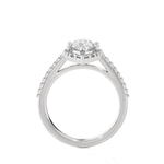Marquise Lab Grown Diamond Halo Engagement Ring