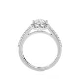 Marquise Lab Grown Diamond Halo Engagement Ring